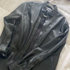 Leather shirt